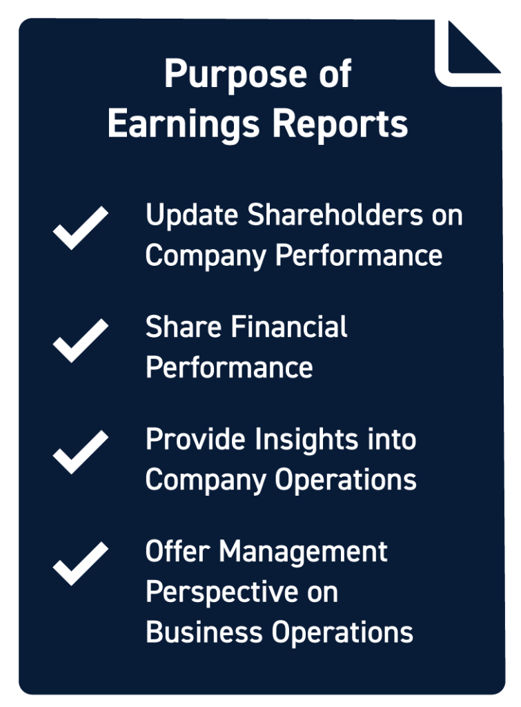 report earning meaning